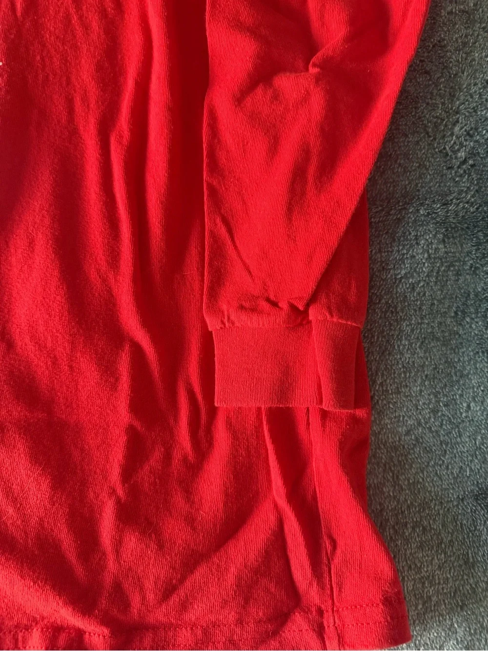 Elf Movie Omg! Santa! Long Sleeve Red Shirt Will Ferrel YXL